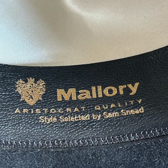 Vintage Mallory Aristocratic Fedora size 6 7/8 - Picture 5 of 6